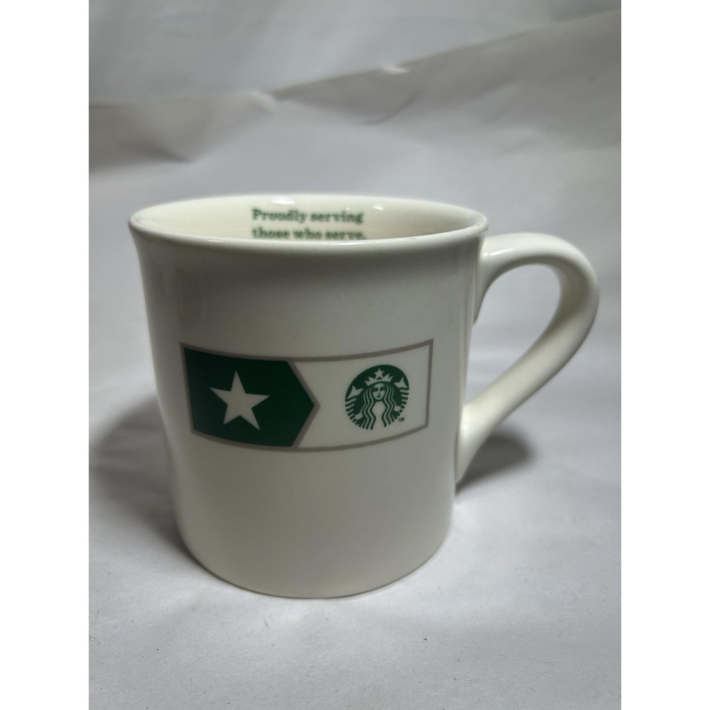 Starbucks 2013 Military Proudly Serving Those Who Serve 14 oz Mug coffee cup USA